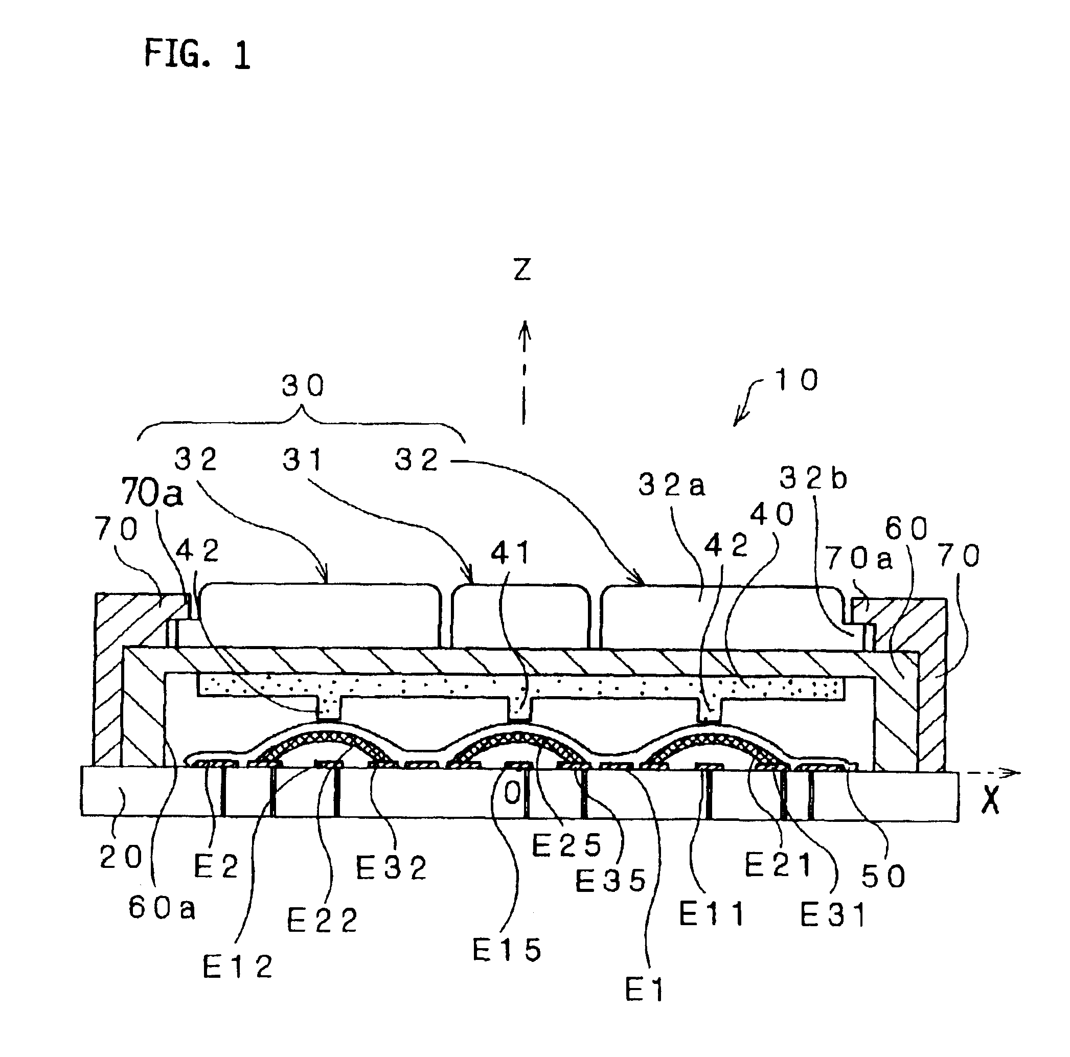 Capacitance type sensor