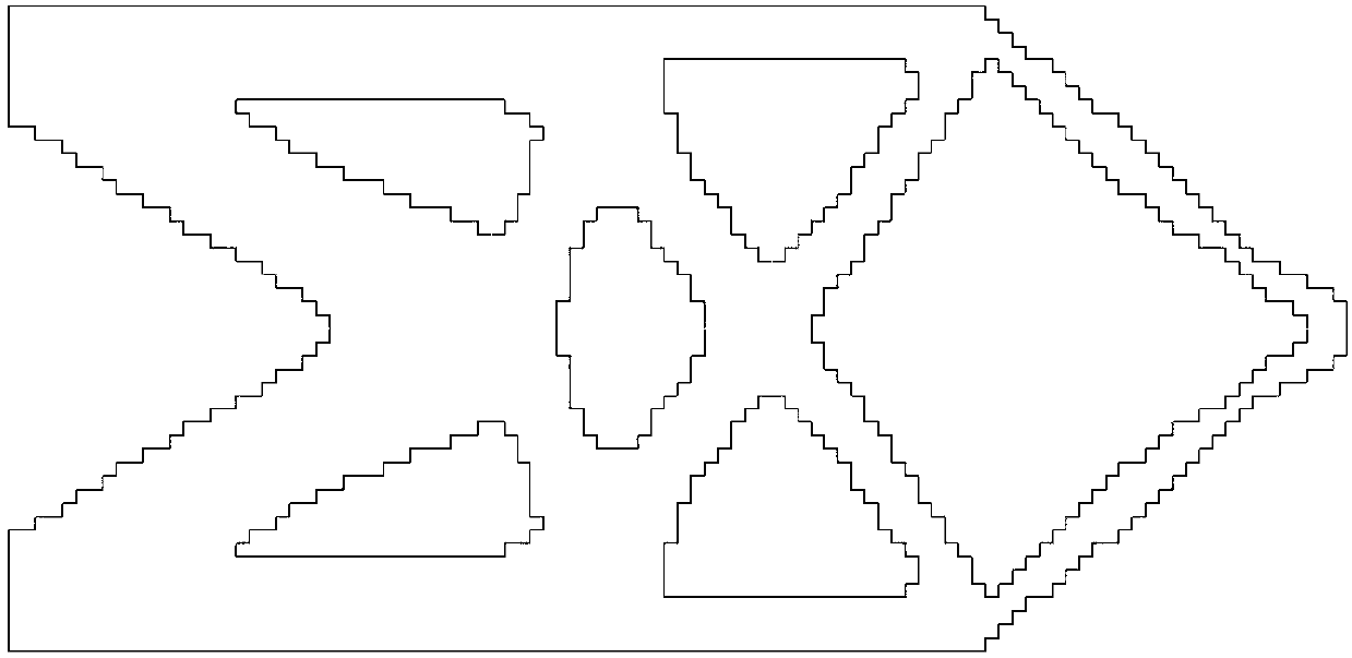 Structural topological optimization design method taking random displacement response variance as target