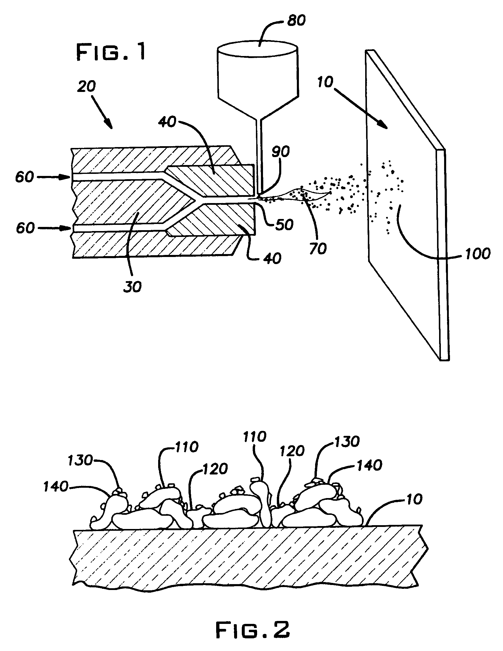 Process for structuring self-cleaning glass surfaces