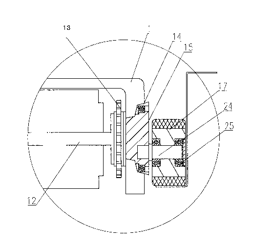 Orbit shuttling load transferring trolley used for stereoscopic warehouse