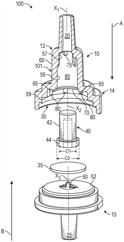 Check valve with integrated filter