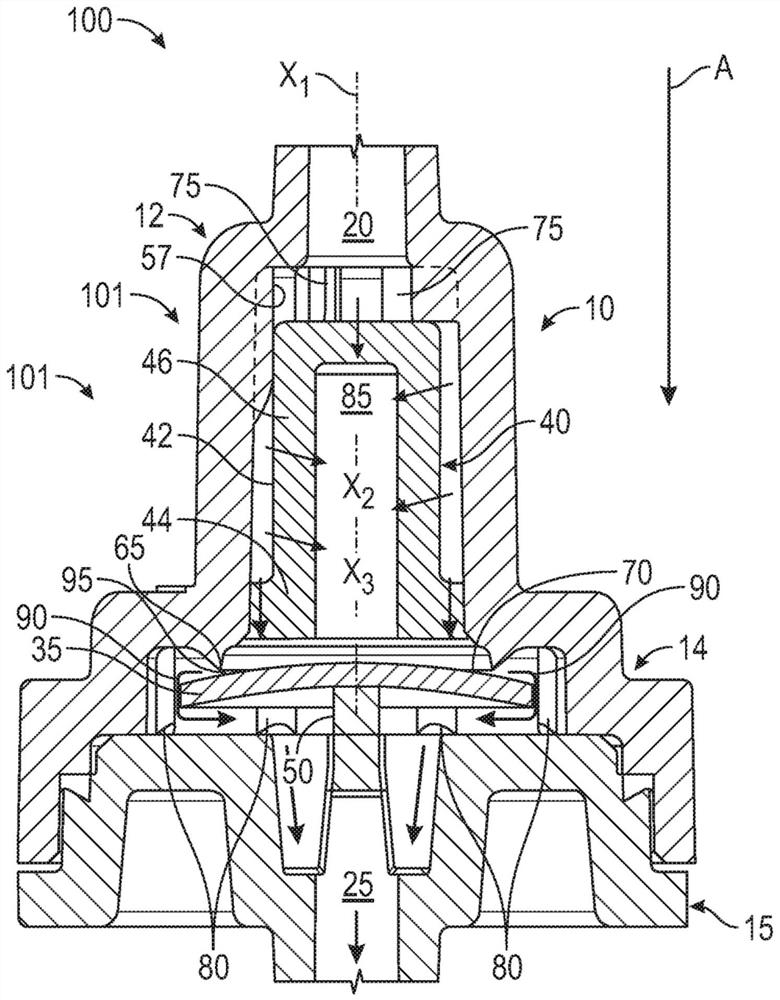 Check valve with integrated filter