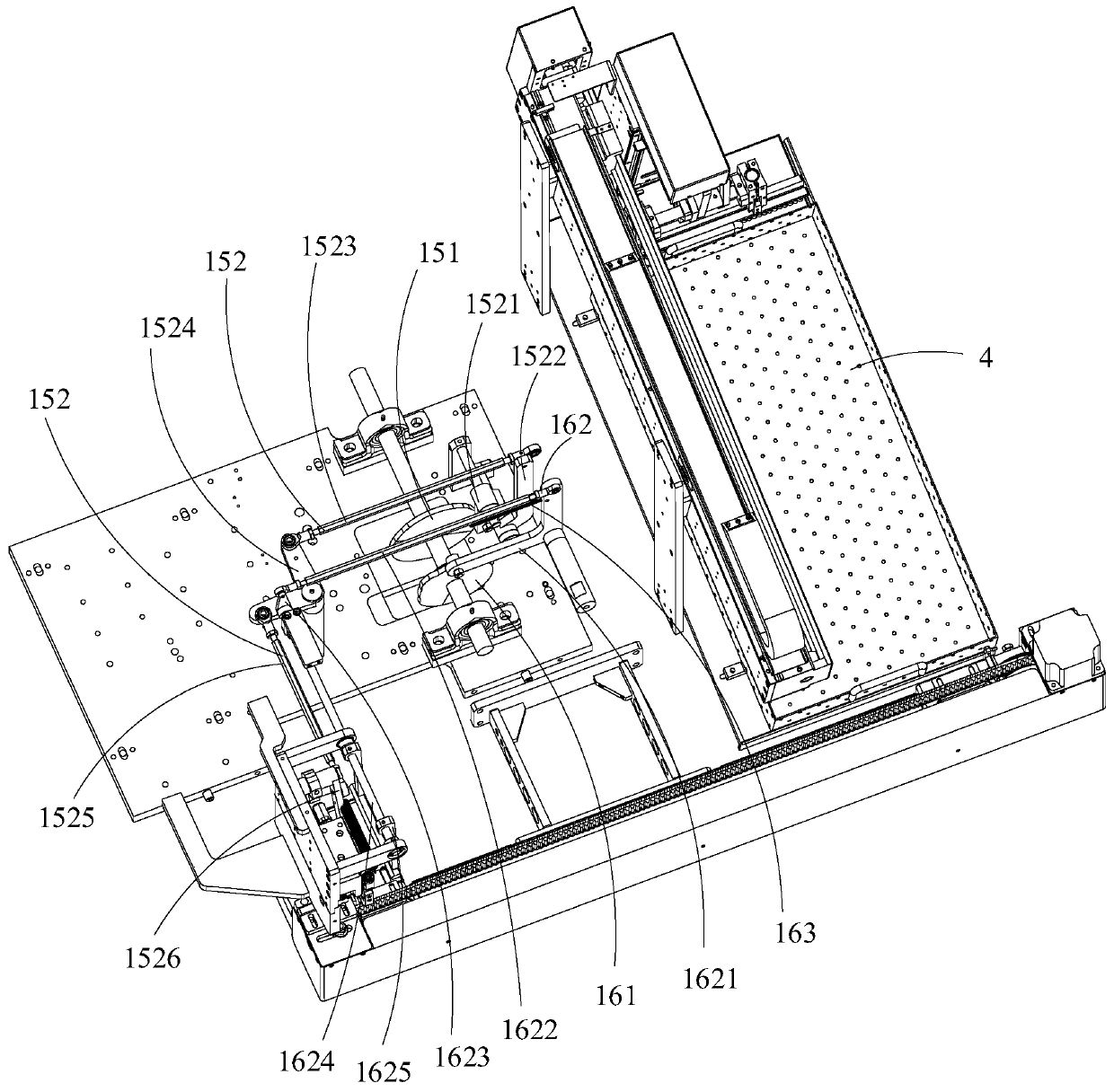 Automatic material arranging device