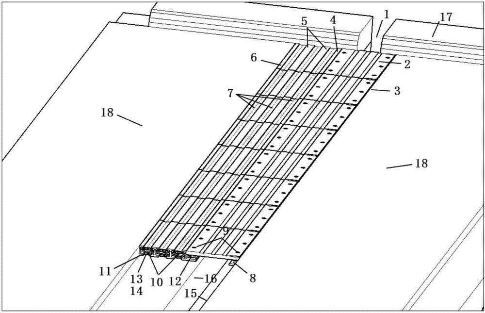 Series decentralized deflection expansion joint