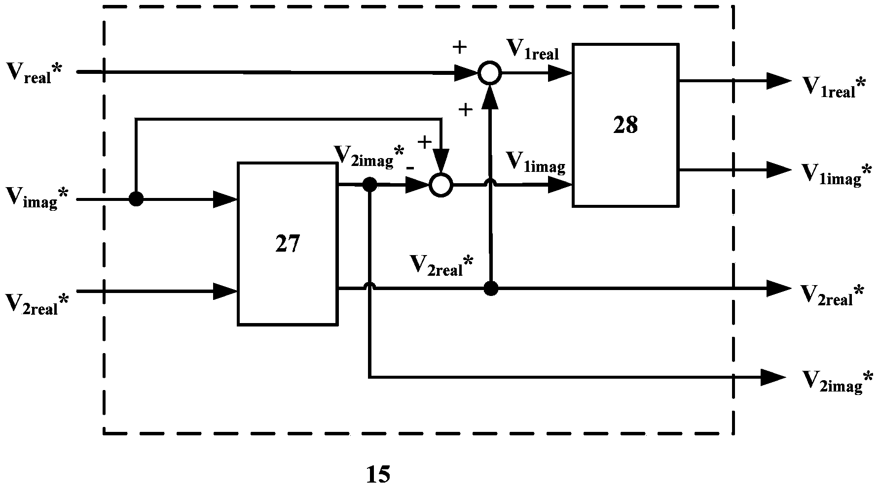 Open winding permanent magnet synchronous motor series compensation vector control system and control method