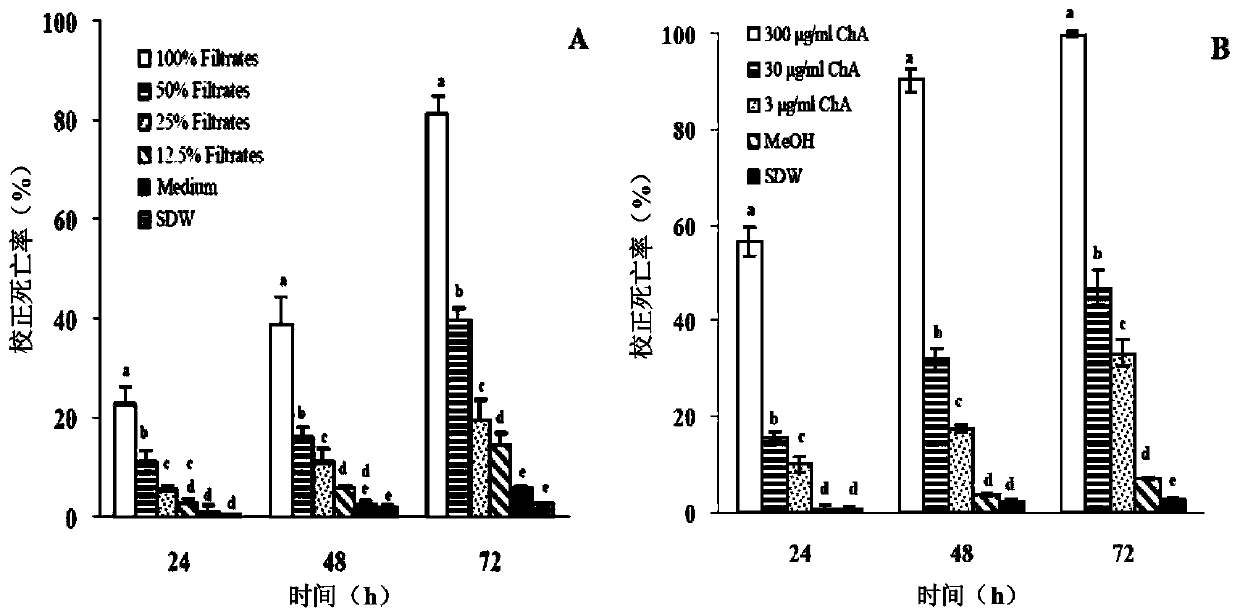Chaetomium globosum with nematicidal activity, metabolite and application thereof