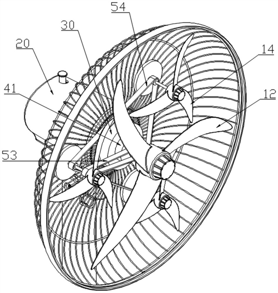 Industrial damping energy-saving fan