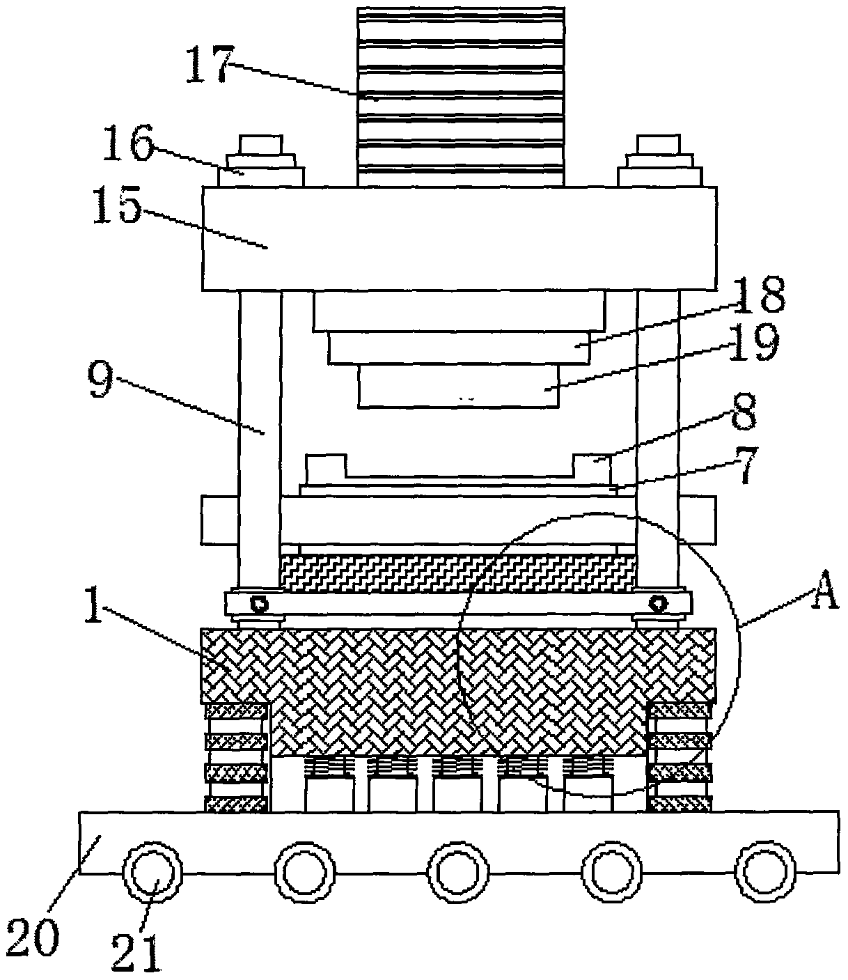 Hydraulic machine with high buffering performance