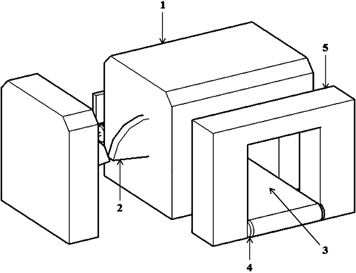 Baffle gate with object passage