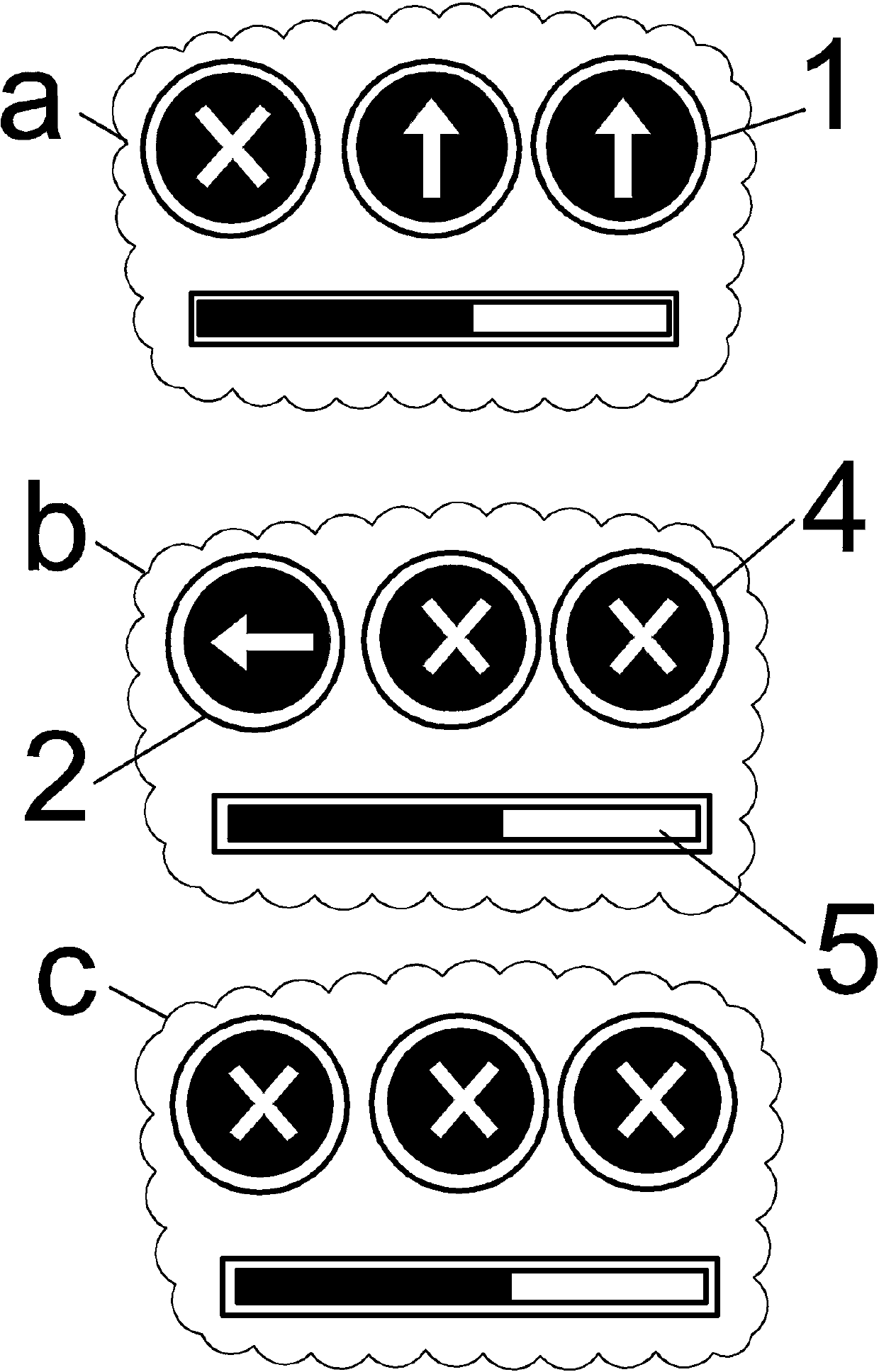 Traffic signal system device based on switching display of monochromatic white graphs without color blindness obstacles