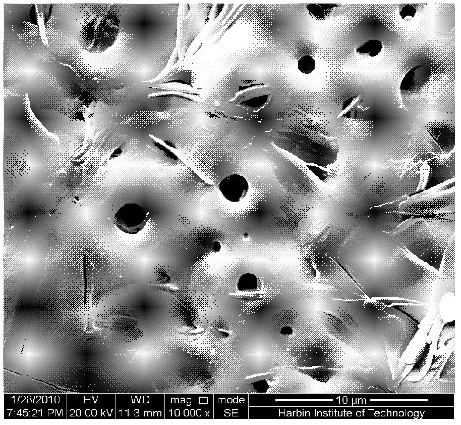 Method for uploading cefazolin sodium medicine film on micro-arc oxidation titanium implant