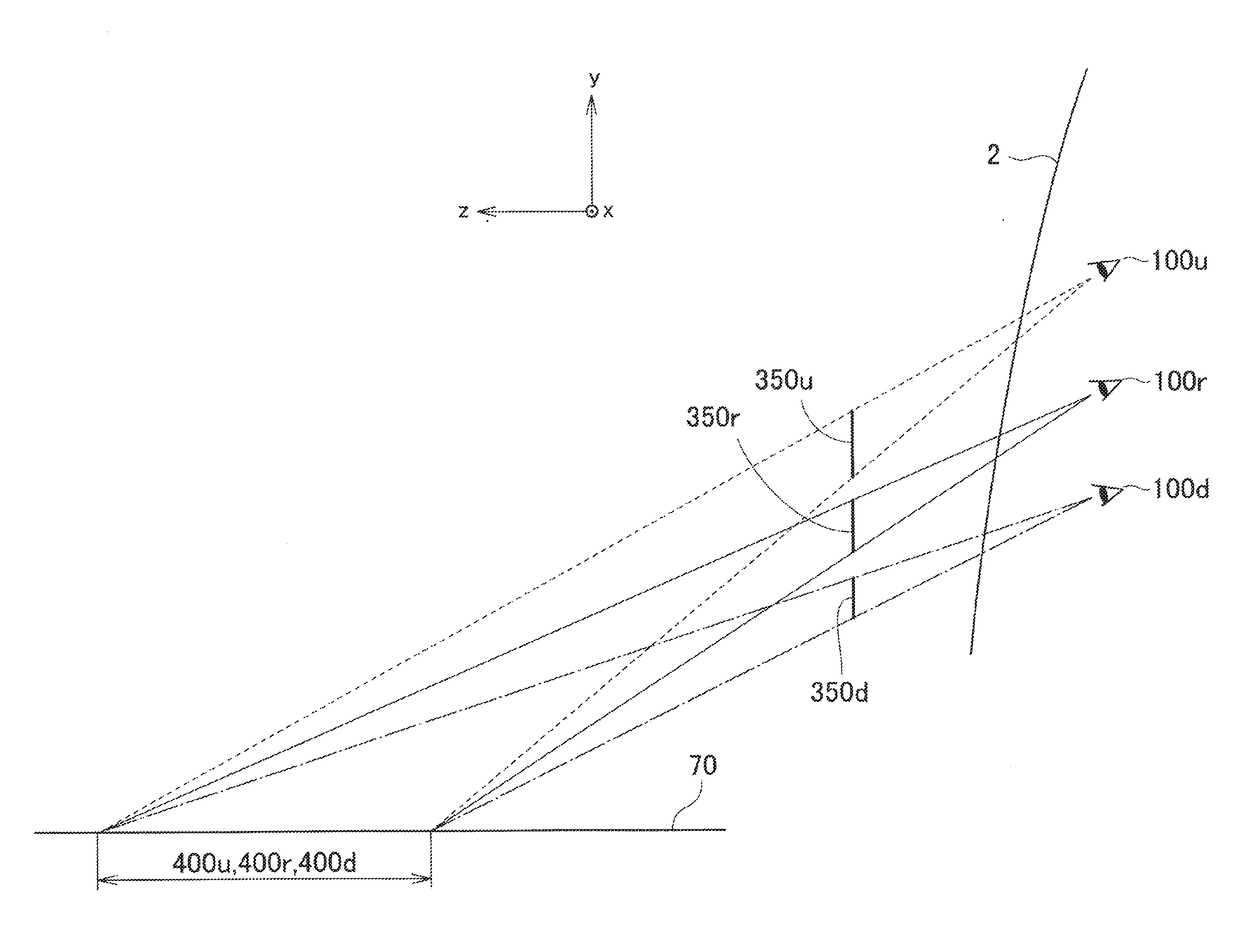 Vehicle display device