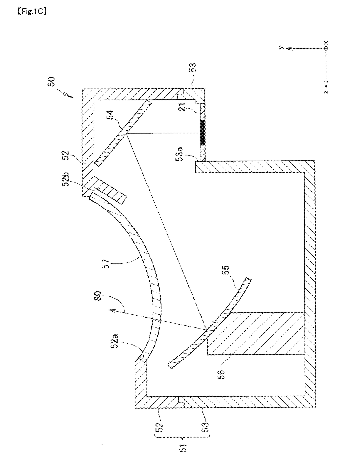 Vehicle display device