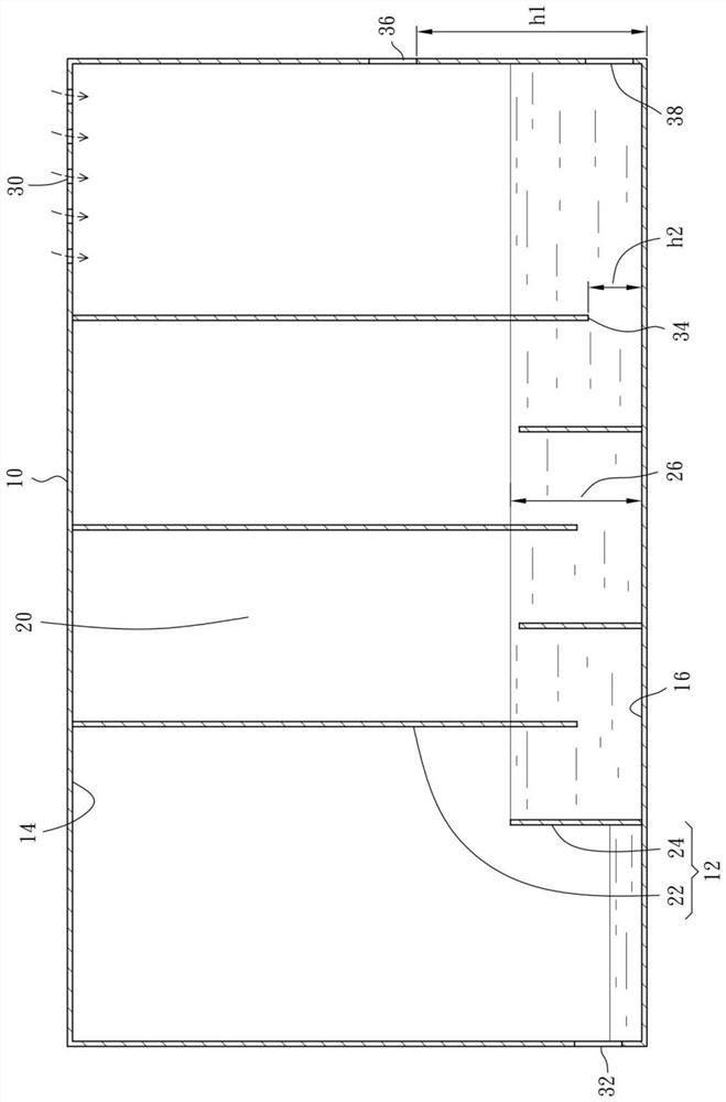 Wax-water separation device for precise dewaxing casting