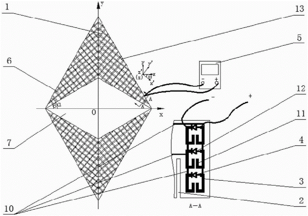 Tunable unidirectional microwave cloaking device