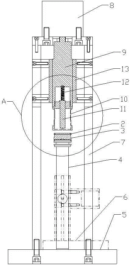 Sealing ring quick installation machine