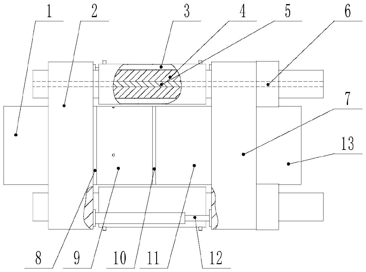 Screw temperature control film clamping device