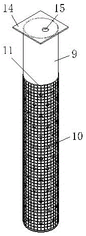 A method and device for lowering groundwater level by self-made small tube well