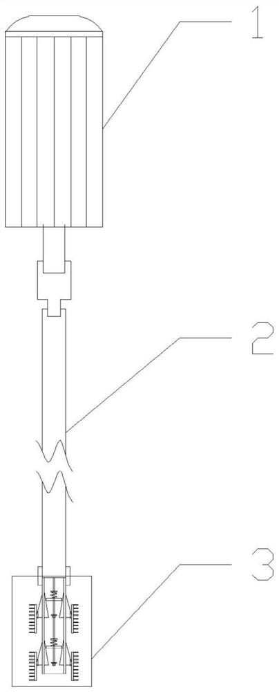 Petroleum pipe cleaning device