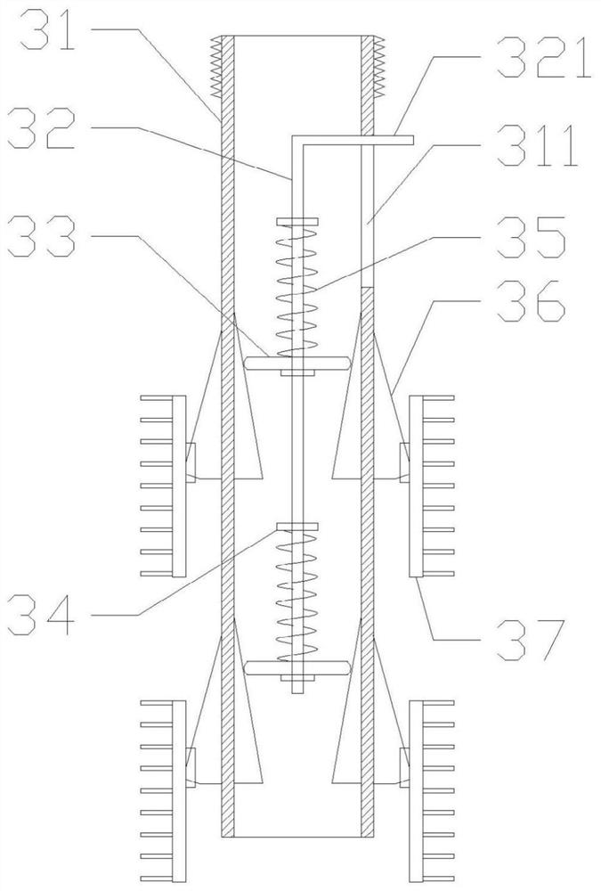 Petroleum pipe cleaning device