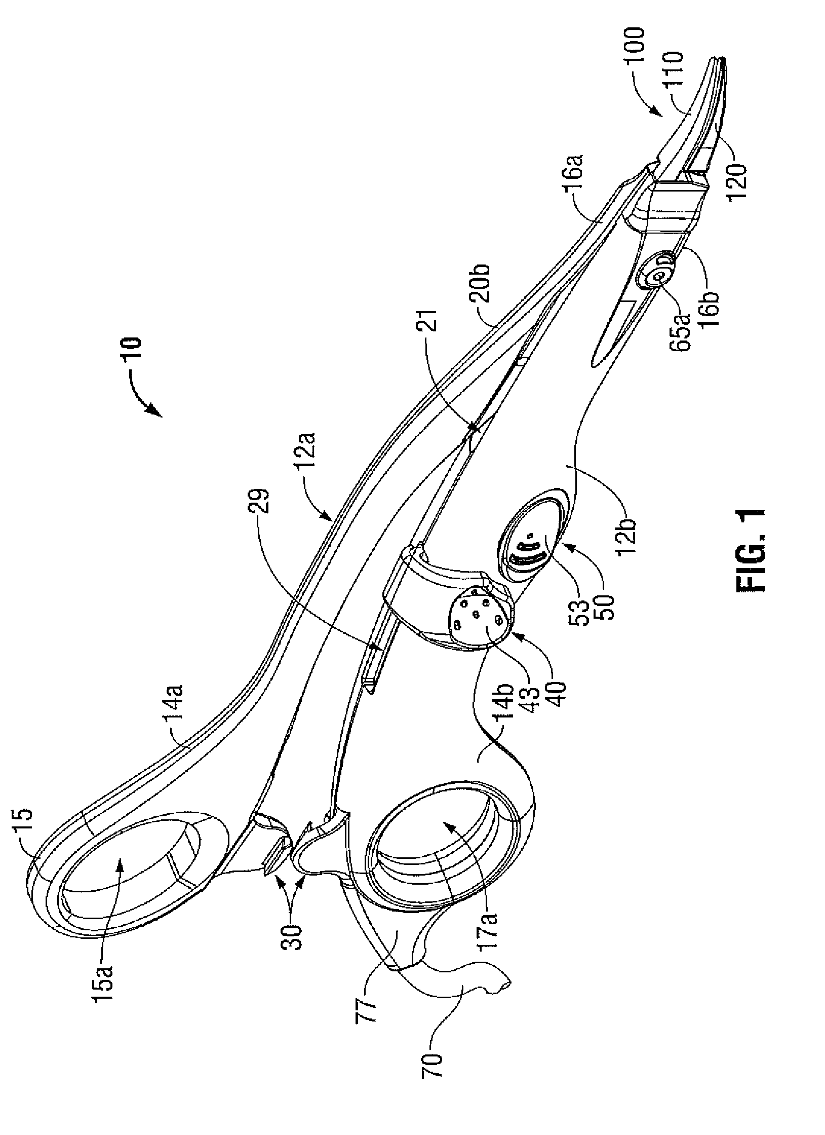 Open vessel sealing instrument with pivot assembly