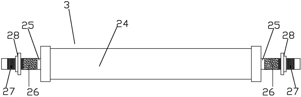 Device for textile fabric padding