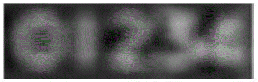 Fuzzy license plate reconstruction method based on characteristic learning