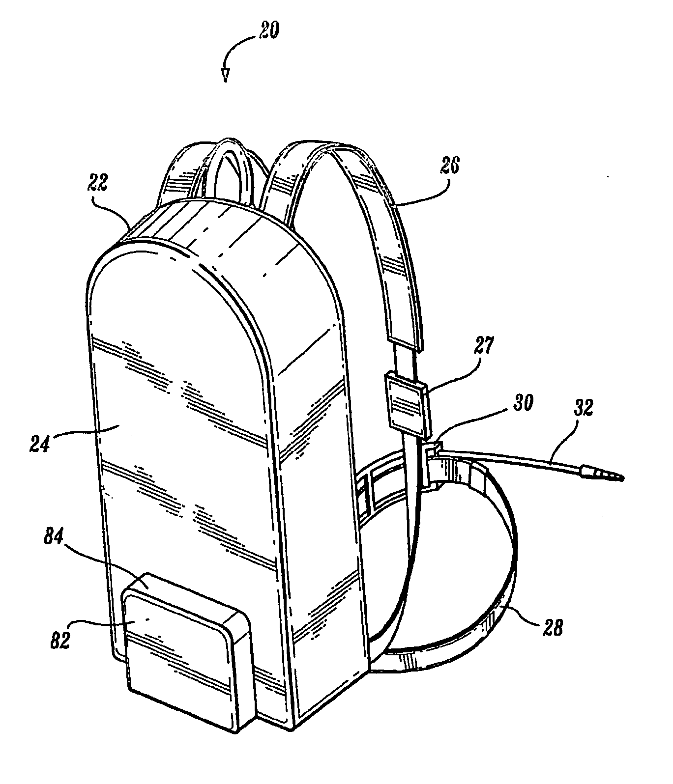 Portable enteral feeding apparatus