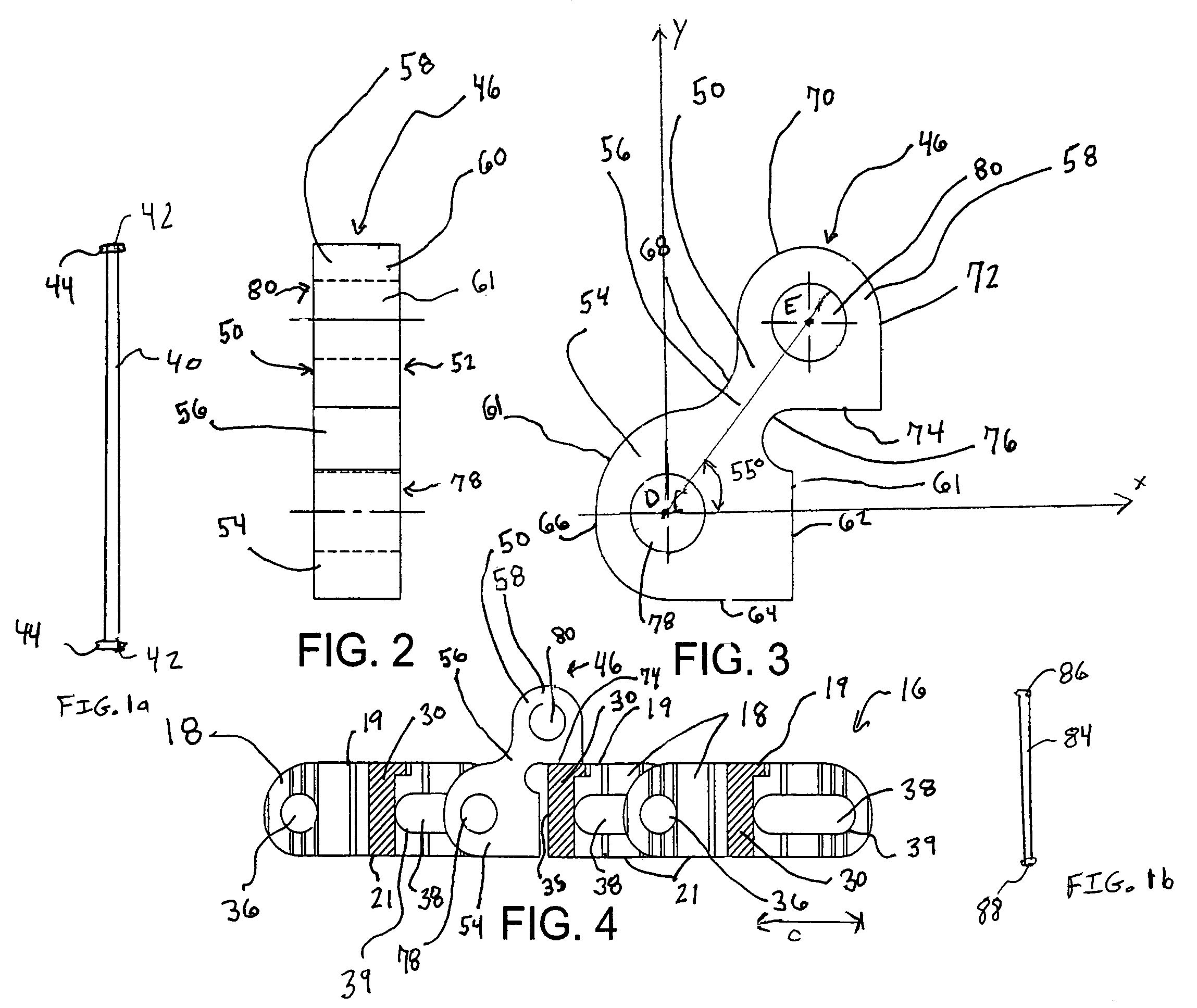 Low cost flight attachment for modular belts