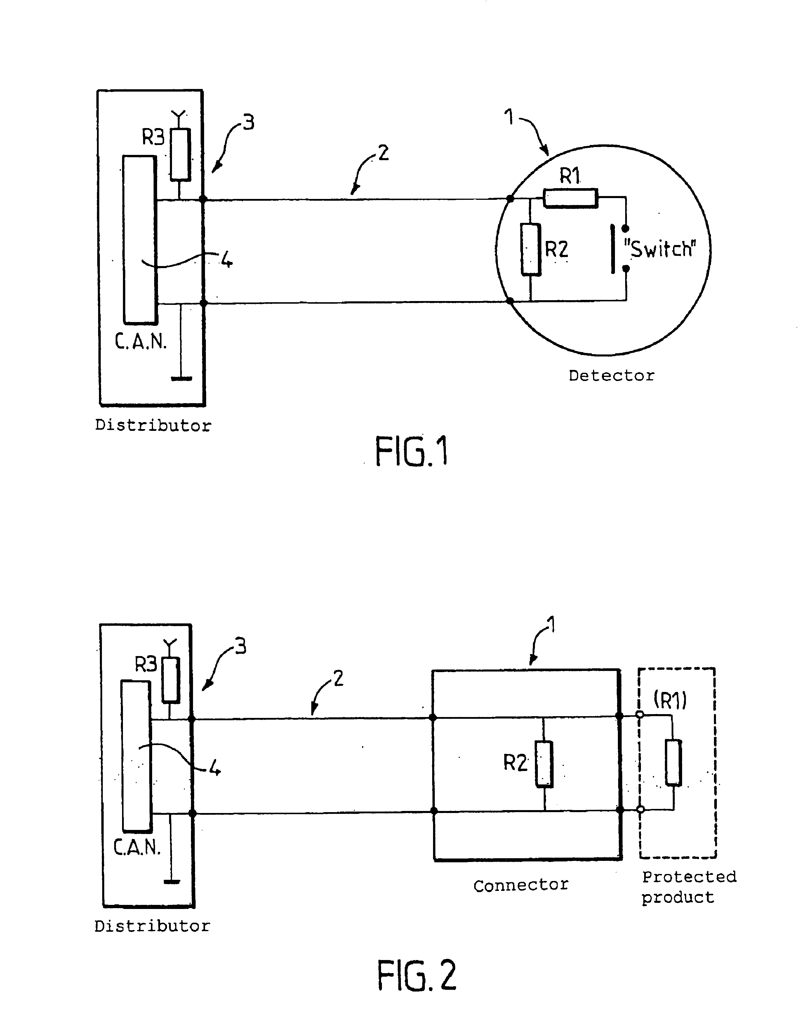 Wire-based safety device for the detection of the theft of an object to be protected and operating method