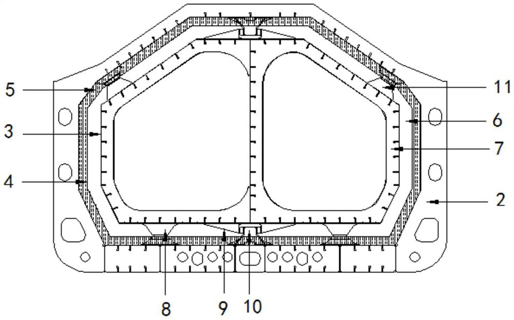 Sealing system of A-type storage tank and installation method of secondary barrier thereof