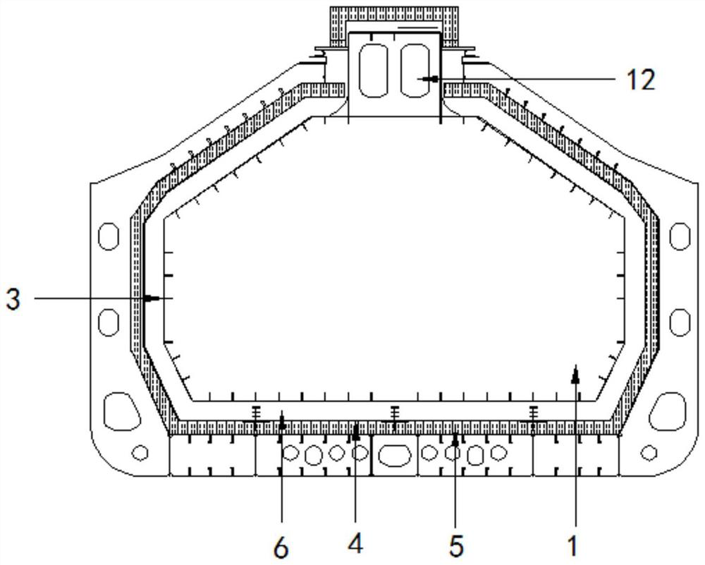 Sealing system of A-type storage tank and installation method of secondary barrier thereof