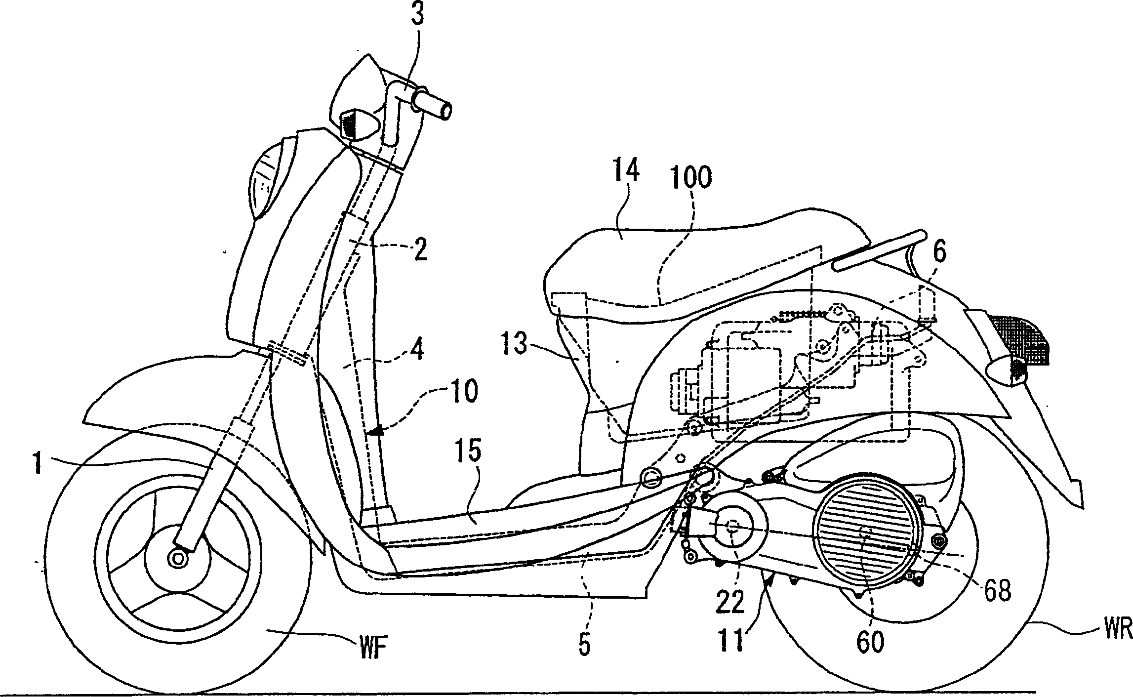 Power unit cooling device