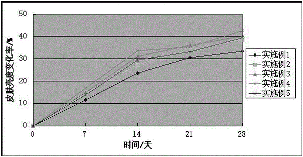 Skin brightening composition and skin care cosmetic with same