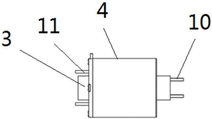 Ultrasonic endoscope and signal transmission device thereof