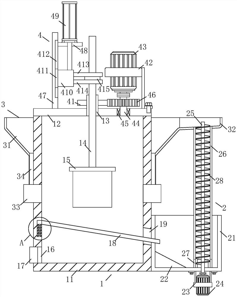 An industrial automatic shot blasting machine