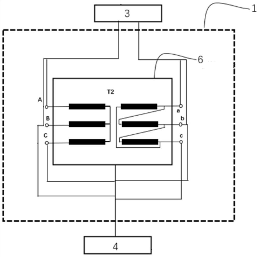 Distribution transformer winding material testing system and method