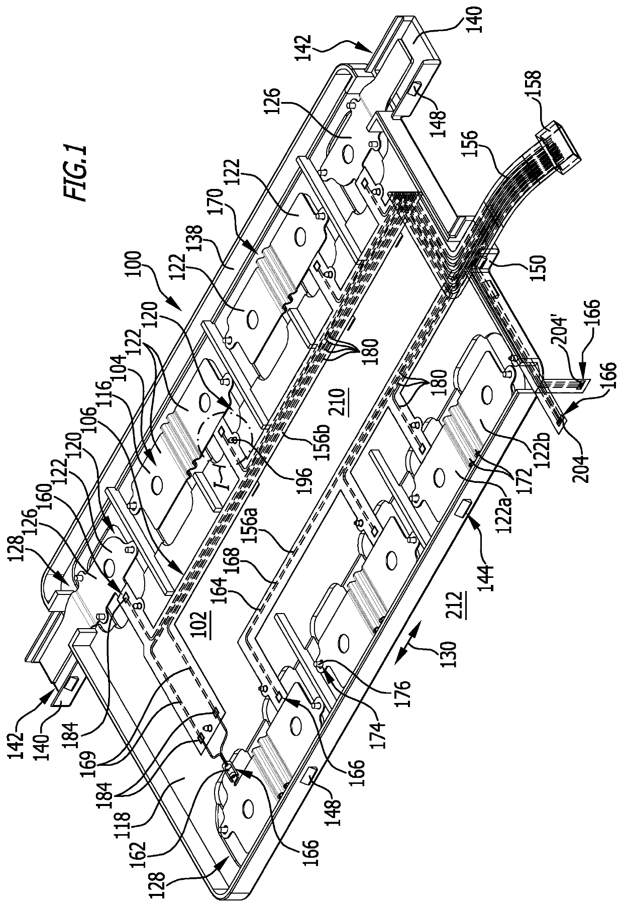 Cell contact-making system for an electrochemical device