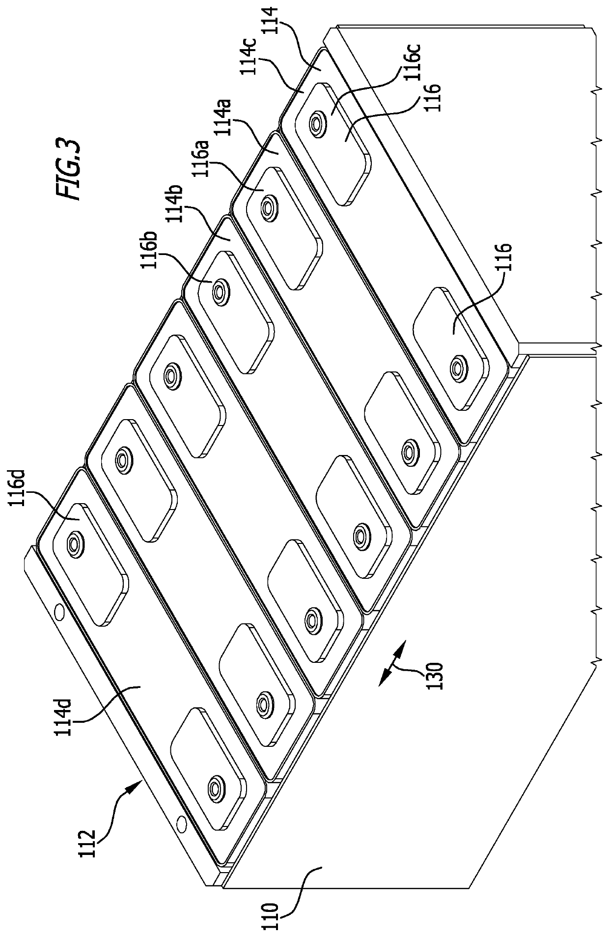 Cell contact-making system for an electrochemical device