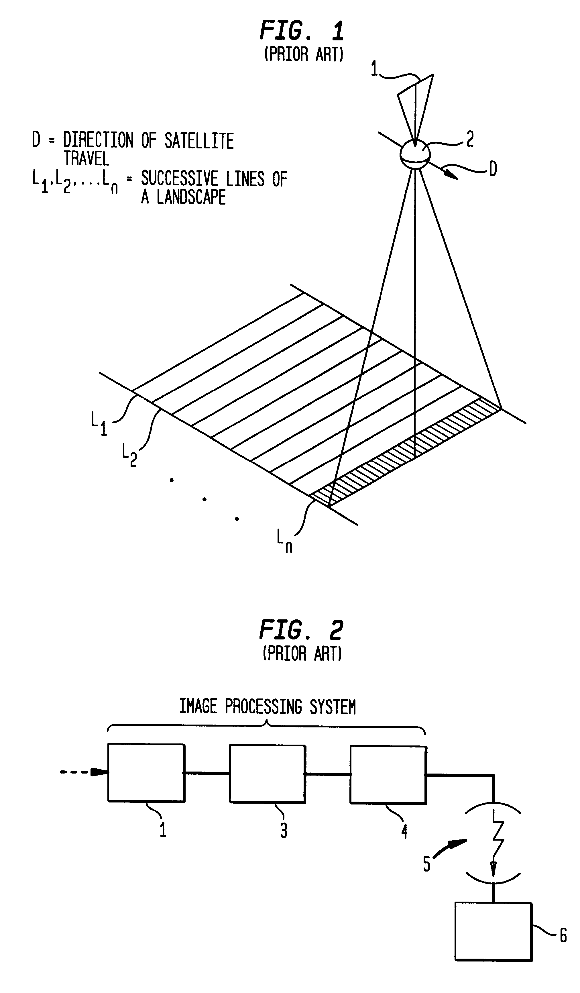 Image acquisition by push-broom scanning