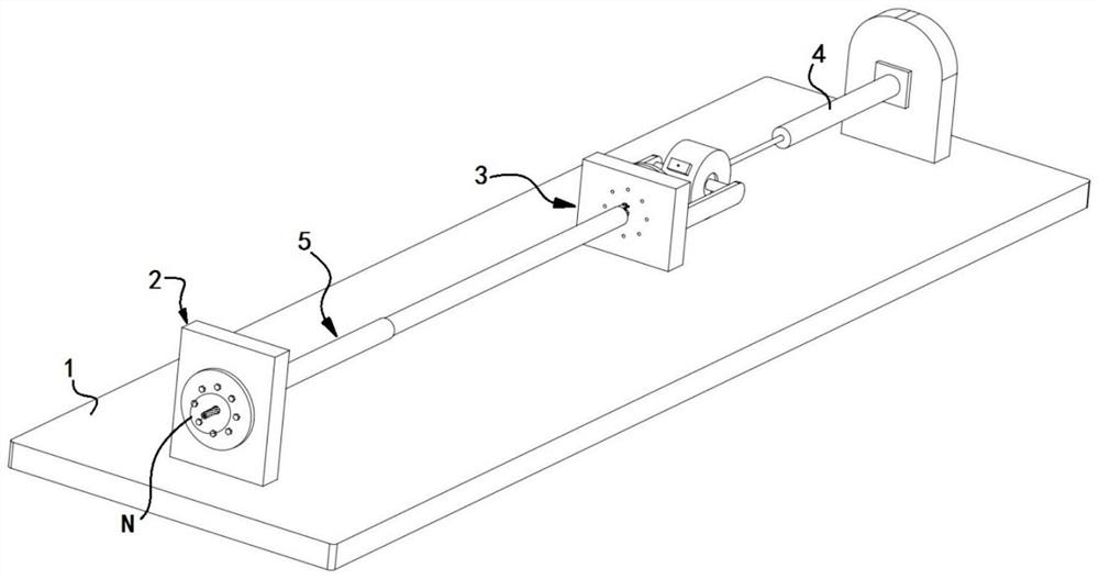 Elevator steel wire rope testing device