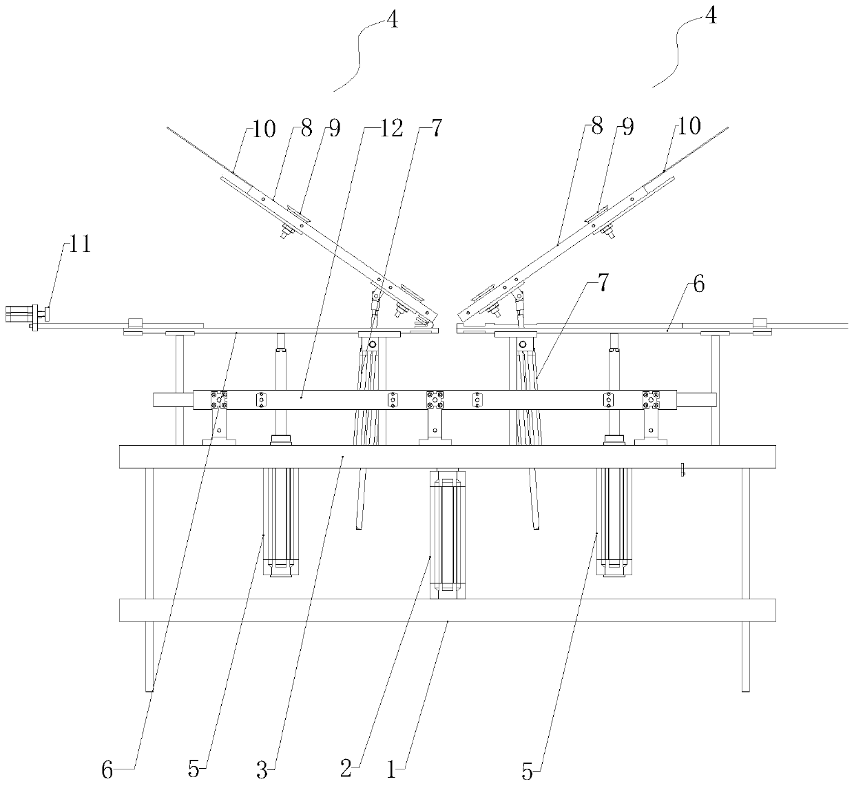 Board turnover device of board