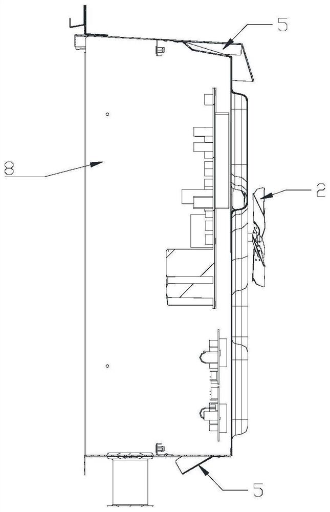 Heat dissipation structure, electric appliance box and outdoor unit