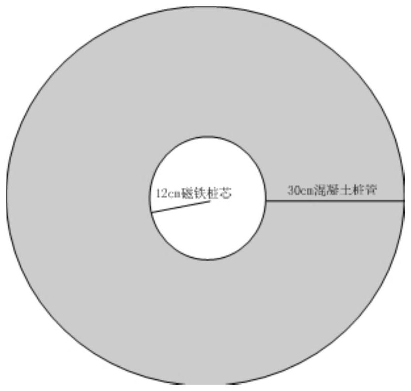 Geotechnical engineering magnetic pile body design and novel slope reinforcement method