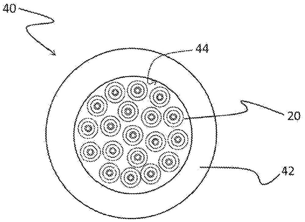 Puncture-resistant reduced-diameter multimode optical fiber