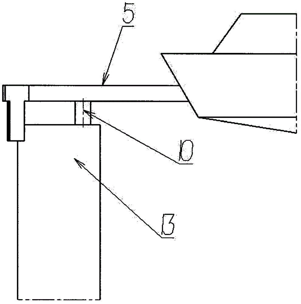 Fish-tail-imitating propulsion device suitable for small waterplane area catamaran