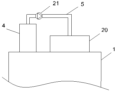 Ground leveling vehicle for municipal construction