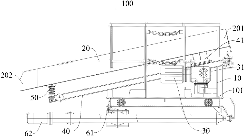 Feeding device and sponge titanium production system with same