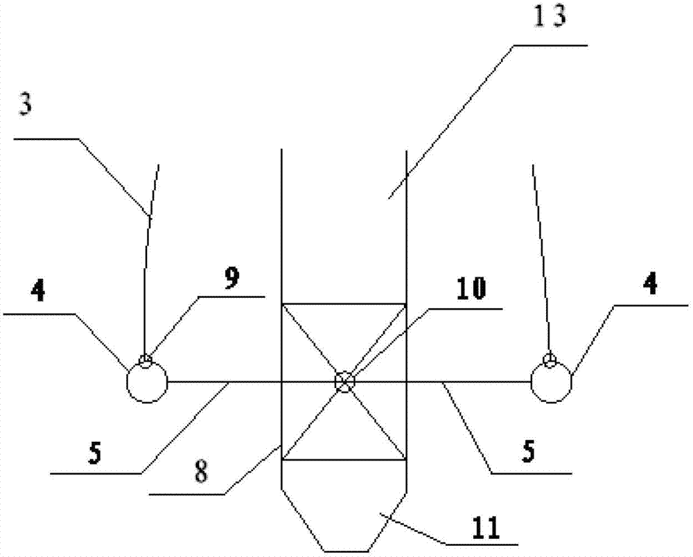 Potable liquid sampling device and liquid sampling method