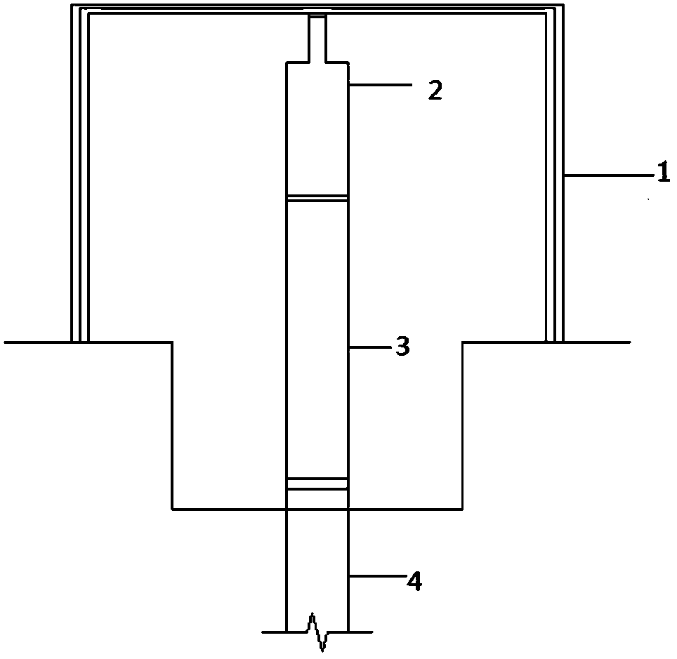 Device for removing barrier pile and operation method